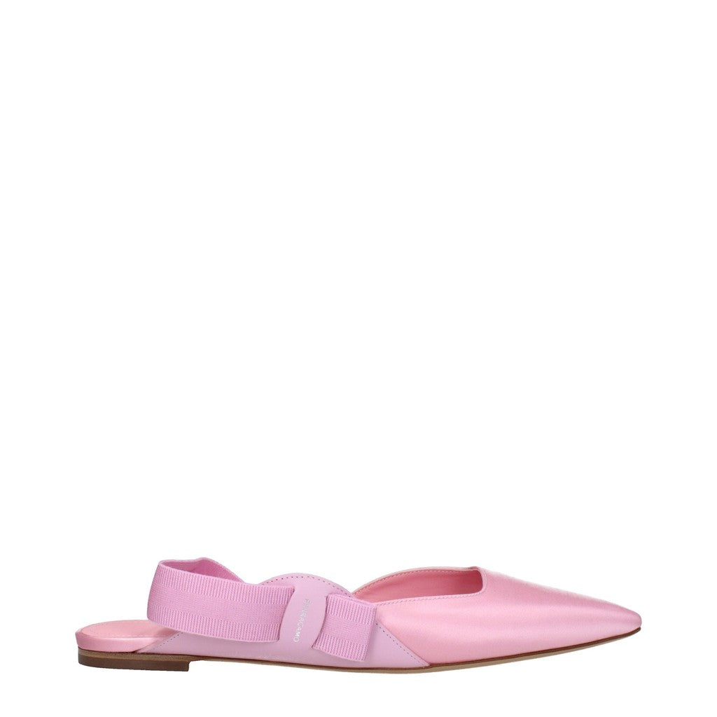 Salvatore Ferragamo Vania Ballerina's – Roze