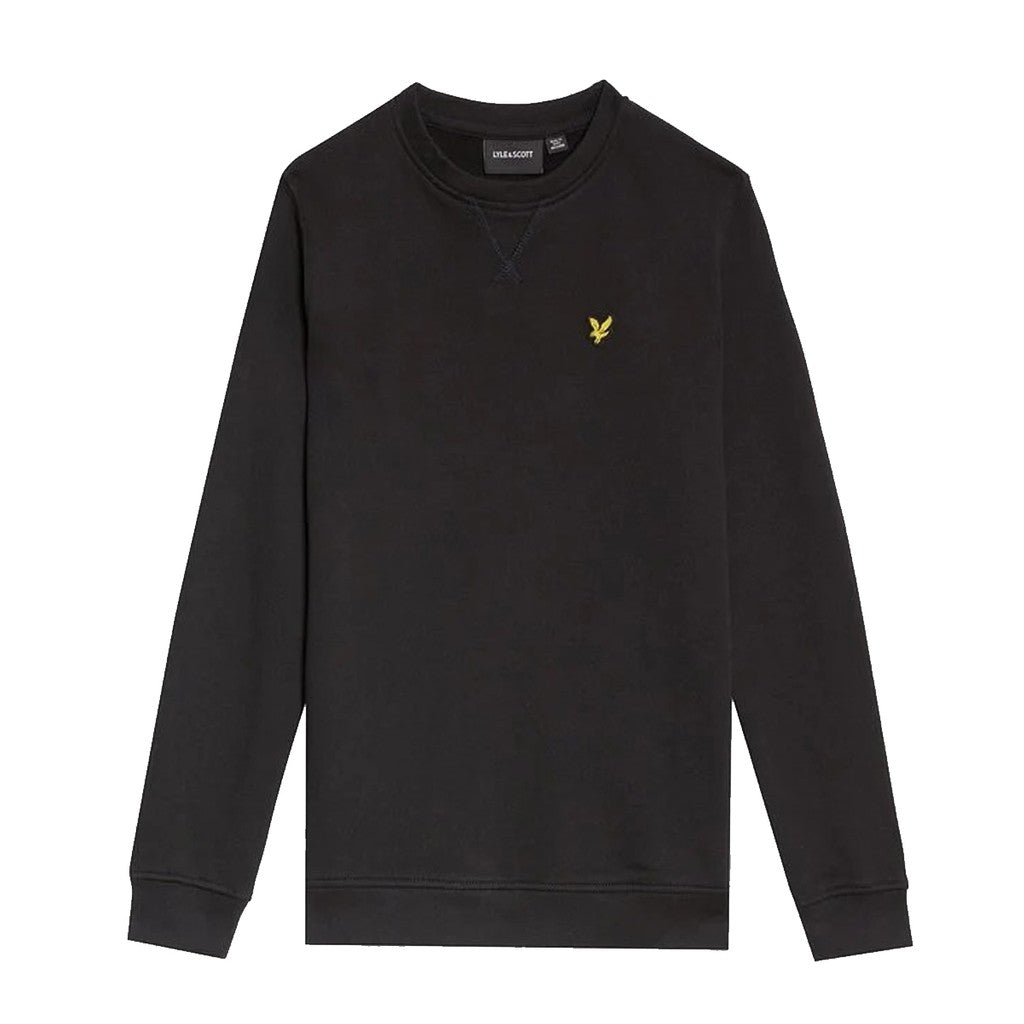 Lyle & Scott Kids Sweater met geborduurd logo – Zwart
