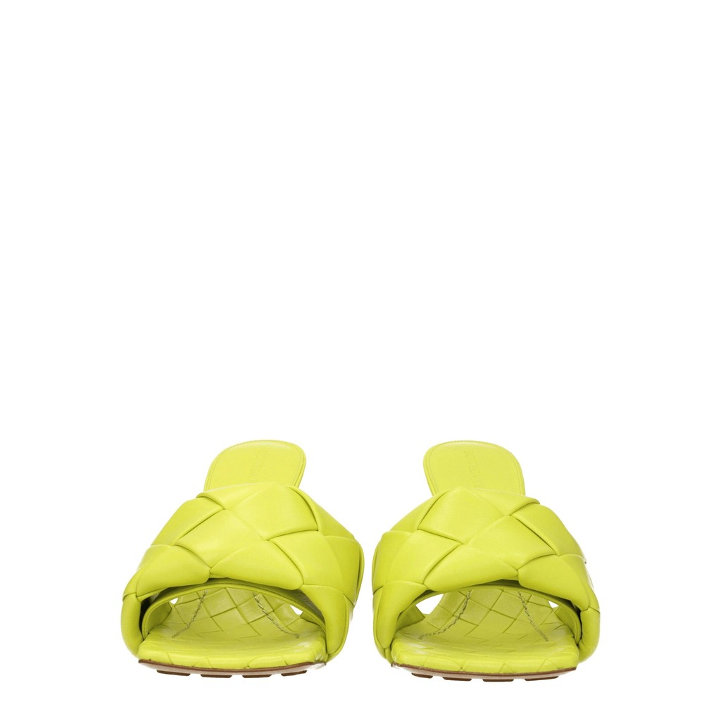 Bottega Veneta Lido Sandalen – Limegroen