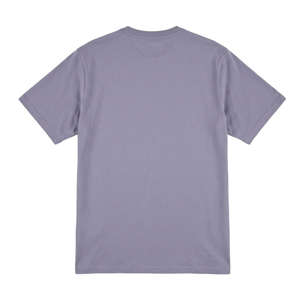 Converse T-shirt met ronde hals en bedrukt logo – Paars