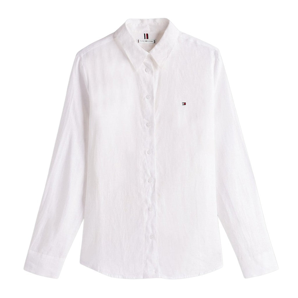 Tommy Hilfiger Linnen blouse – Wit