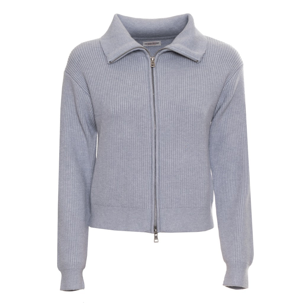 Guess Vest met rits – Lichtblauw