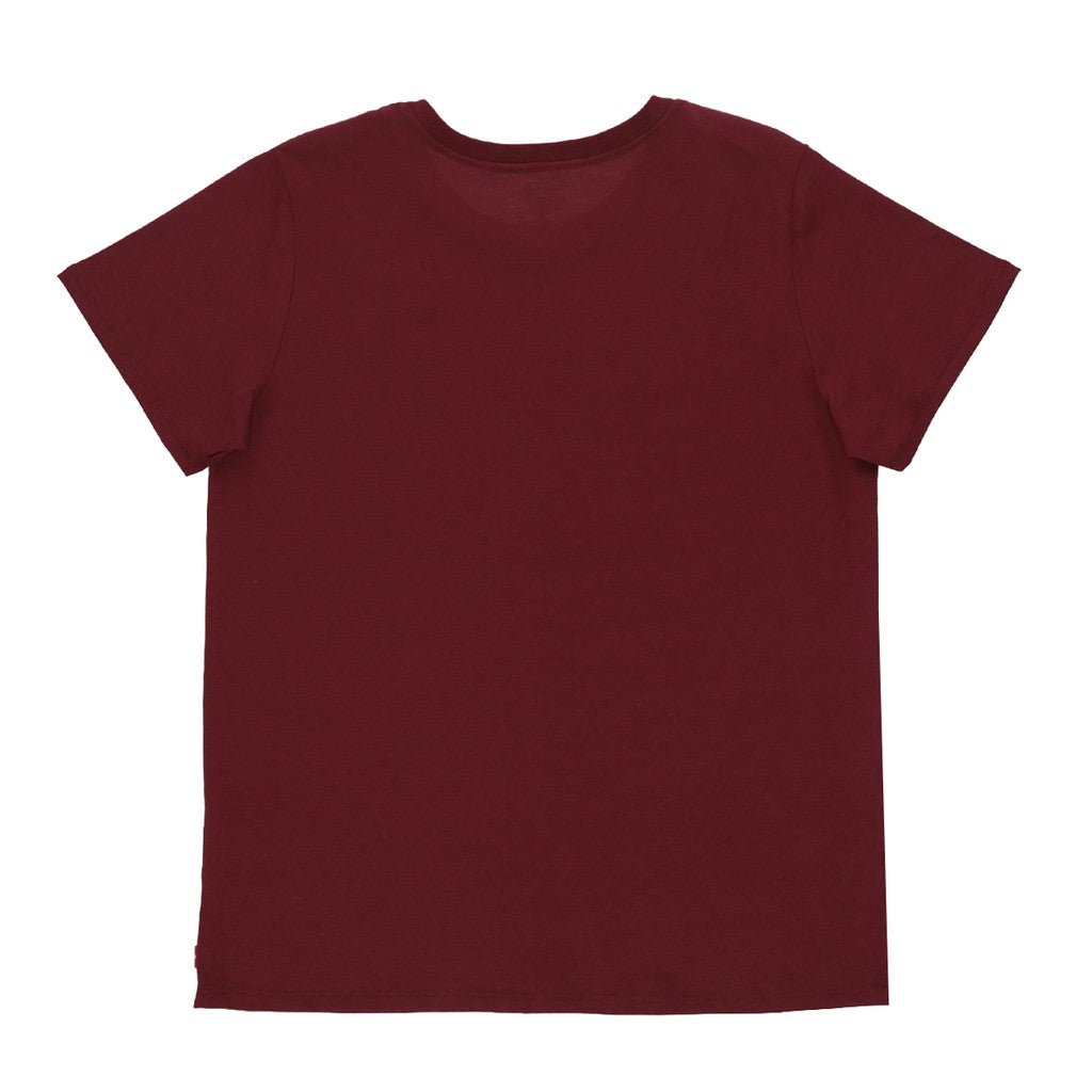 Levi's Kids T-shirt met geborduurd logo – Bordeaux