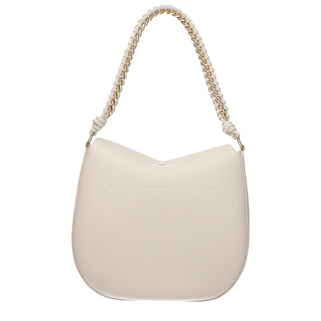 Love Moschino Shopper met goudkleurige details – Ivoor