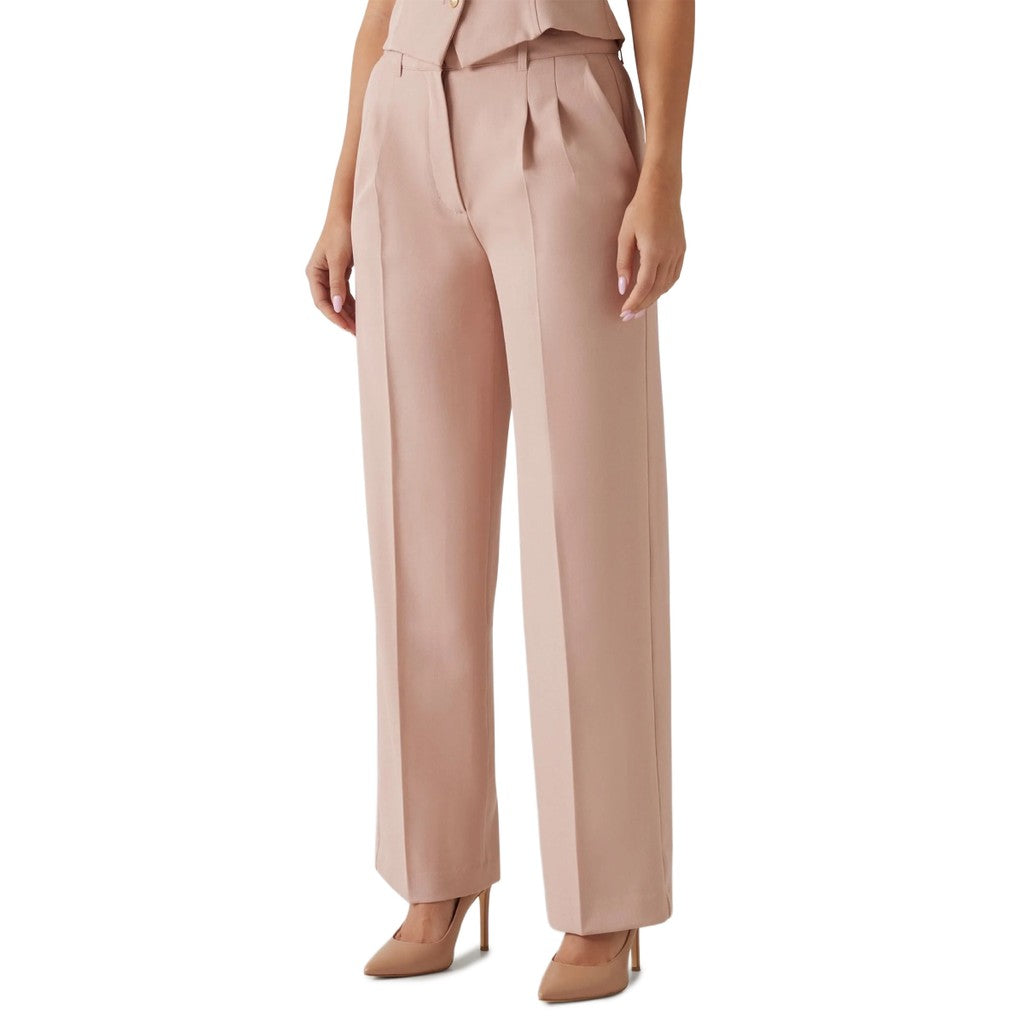 Guess Broek met vier zakken en logo – Oudroze