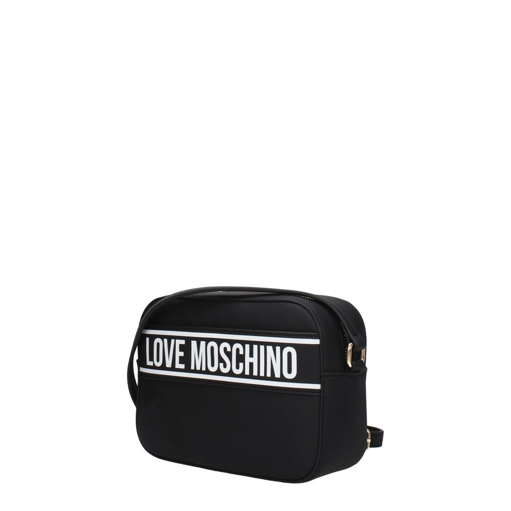 Love Moschino Kleine crossbodytas met lange schouderband – Zwart