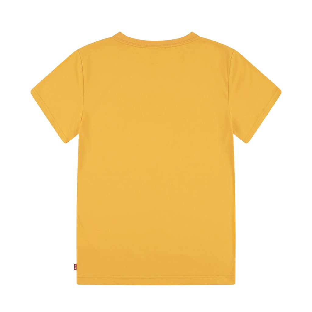 Levi's Kids T-shirt met bedrukt logo – Mosterdgeel