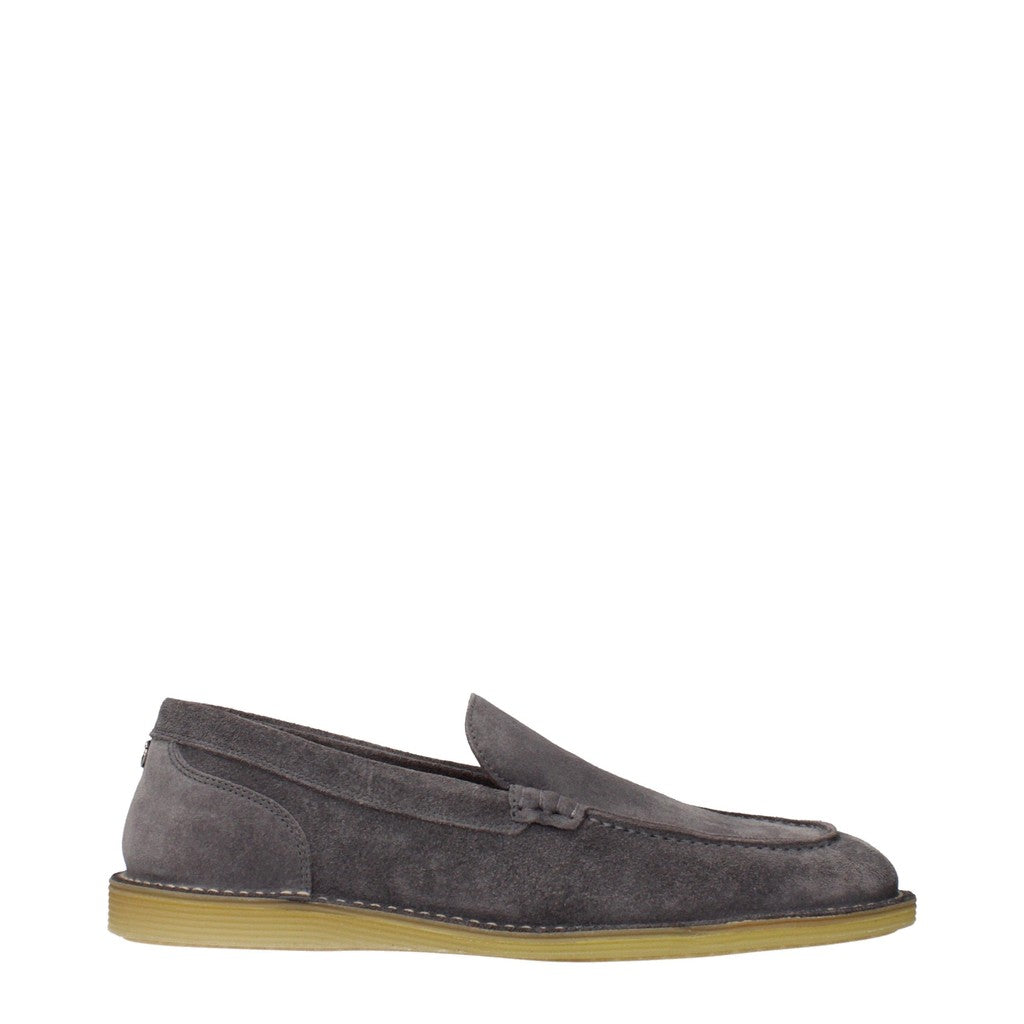 Dolce & Gabbana Loafers met rubberen zool – Grijs