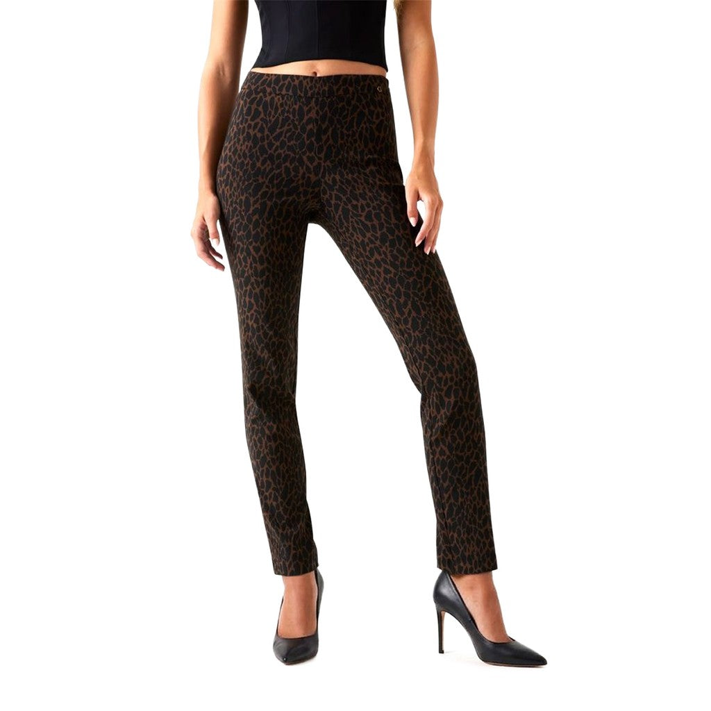 Guess Legging met dierenprint en ritssluiting – Meerkleurig