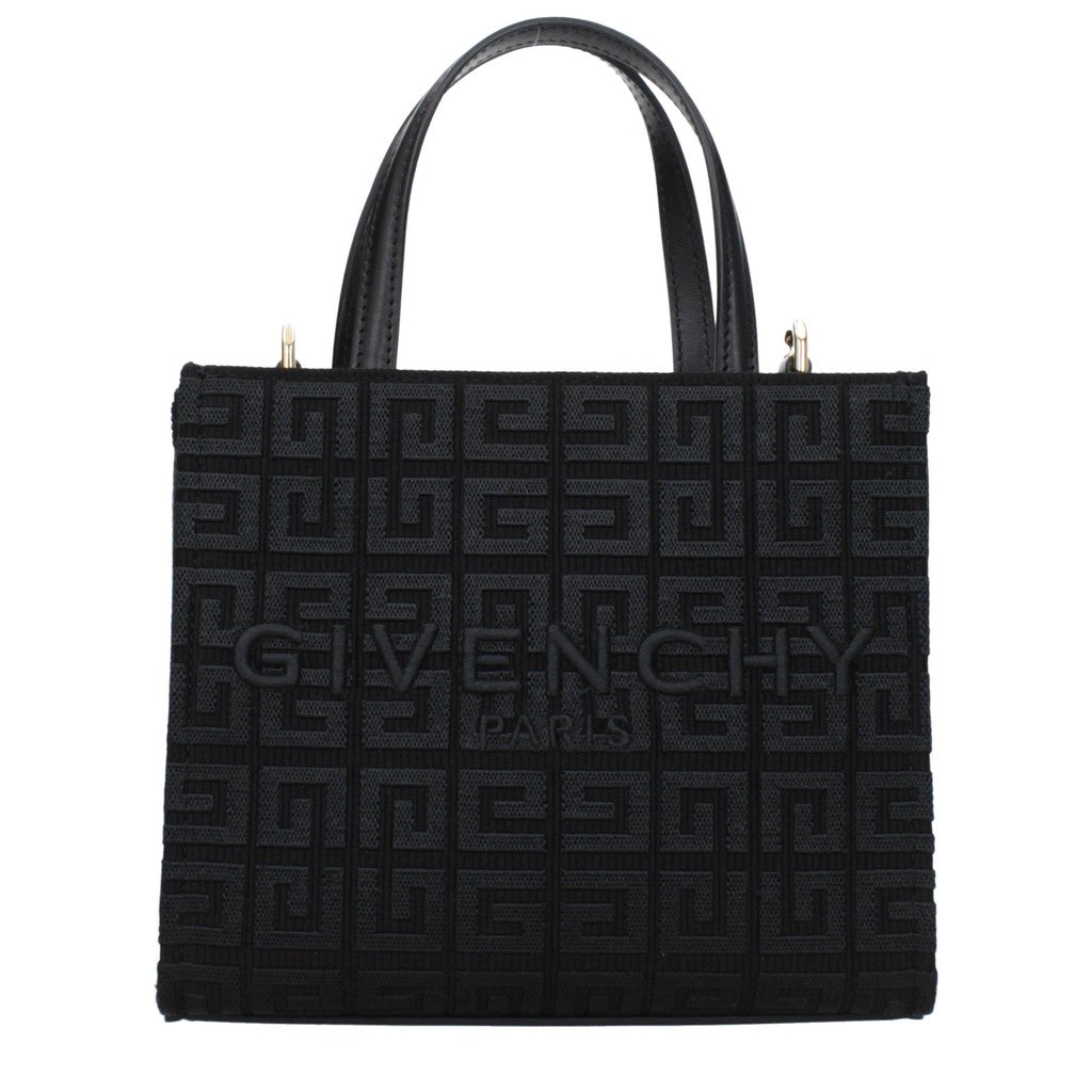 Givenchy G-Tote Handtas van stof en leer – Zwart