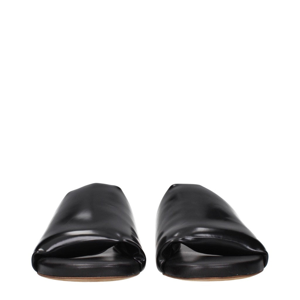 Bottega Veneta Sandalen met leren zool – Zwart