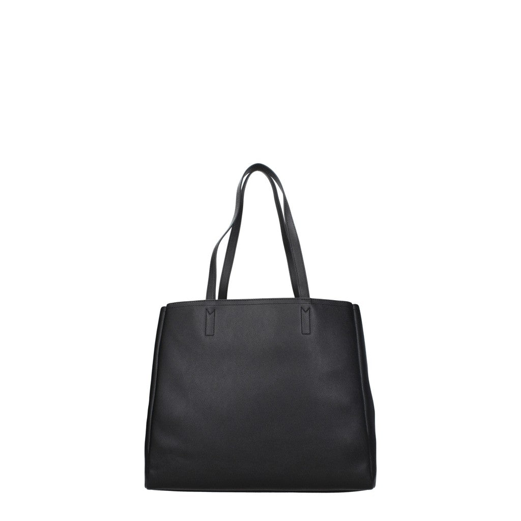 Love Moschino Grote shopper met goudkleurige details – Zwart