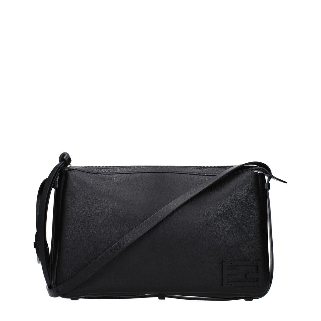 Fendi Simply Fendi Schoudertas Medium – Zwart