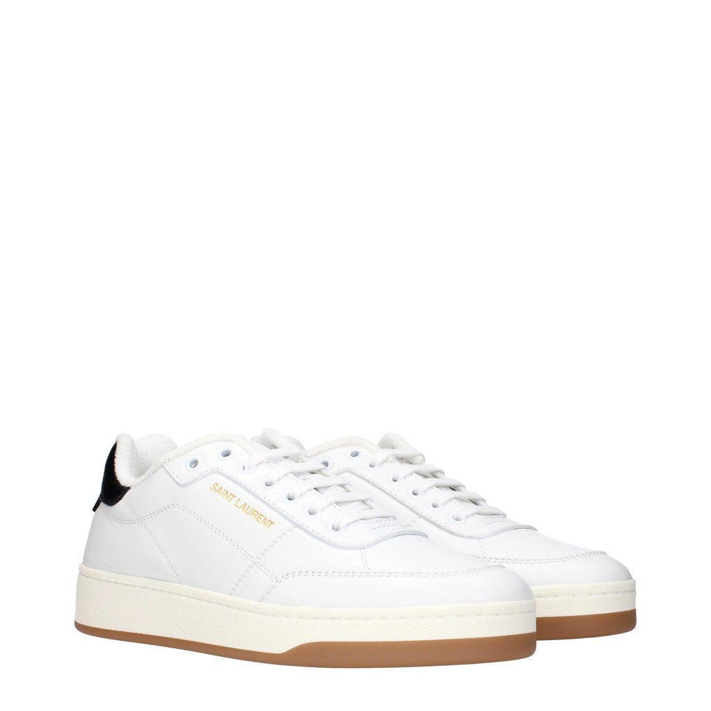 Saint Laurent Greenwich Tweekleurige sneakers – Wit / Zwart