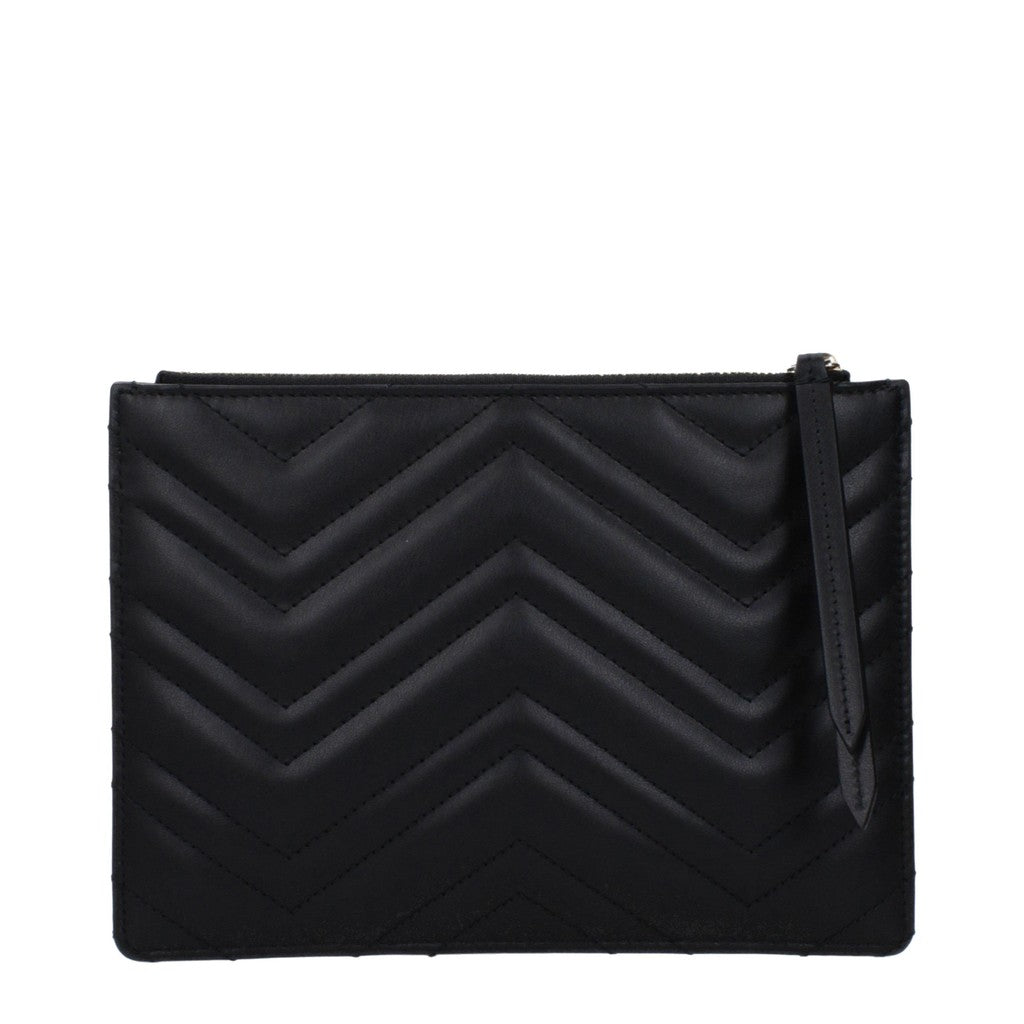 Gucci Clutch met ritssluiting en kaartvakken – Zwart