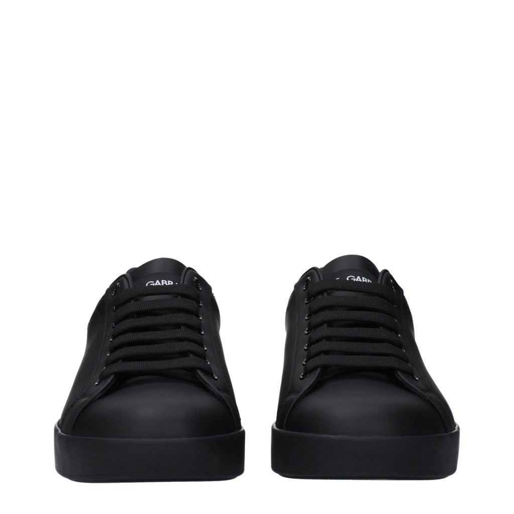 Dolce & Gabbana Portofino Sneakers – Zwart