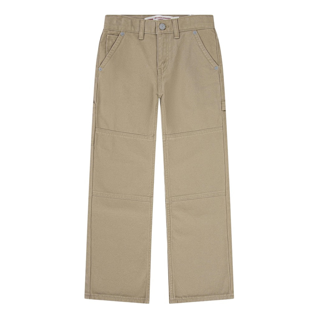 Levi's Kids Broek met vier zakken en rits- en knoopsluiting – Beige