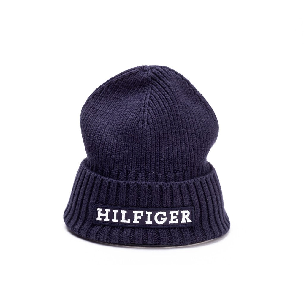 Tommy Hilfiger Pet met logoborduring Heren – Blauw