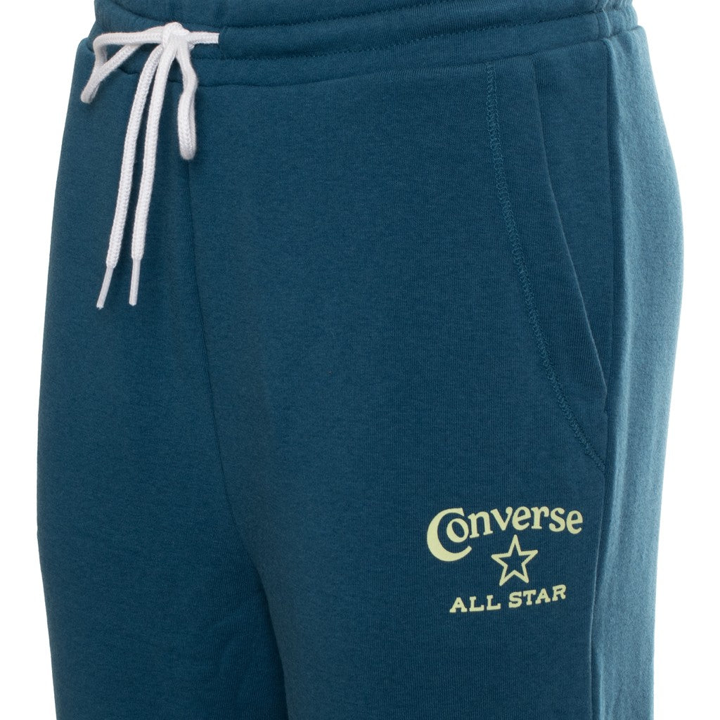 Converse Broek met trekkoord en twee zakken – Petrol