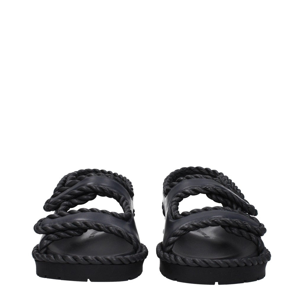 Bottega Veneta Sandalen met open neus en rubberen zool – Donkergrijs