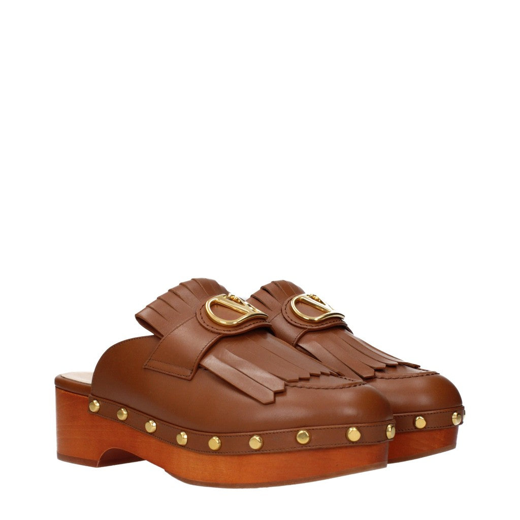 Valentino Garavani Clogs – Bruin