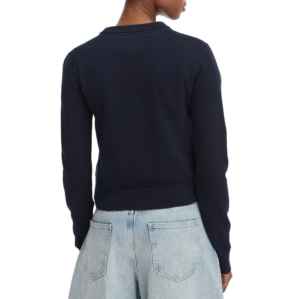 Tommy Jeans Trui met ronde hals – Marineblauw