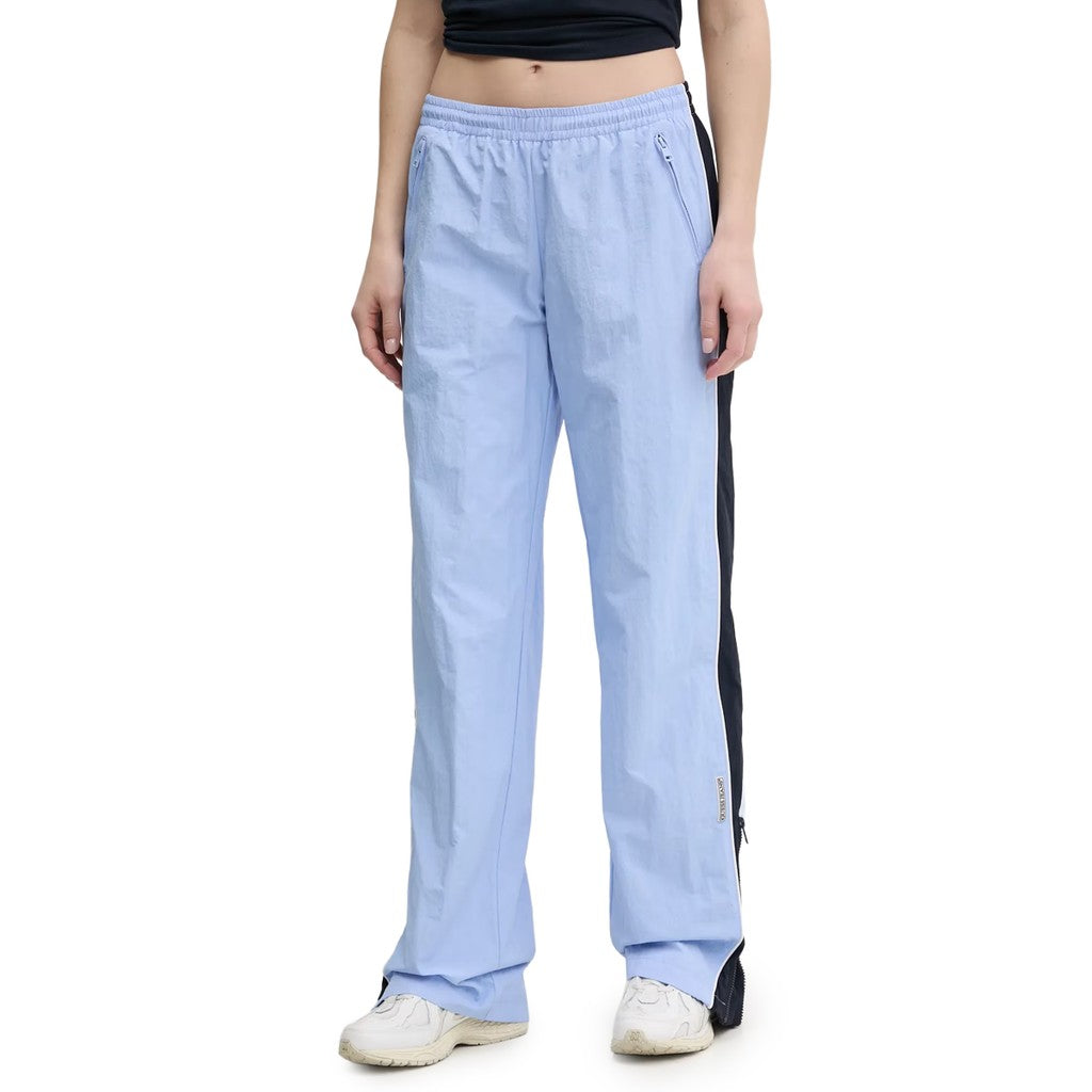 Guess Tweekleurige broek met trekkoord – Lichtblauw