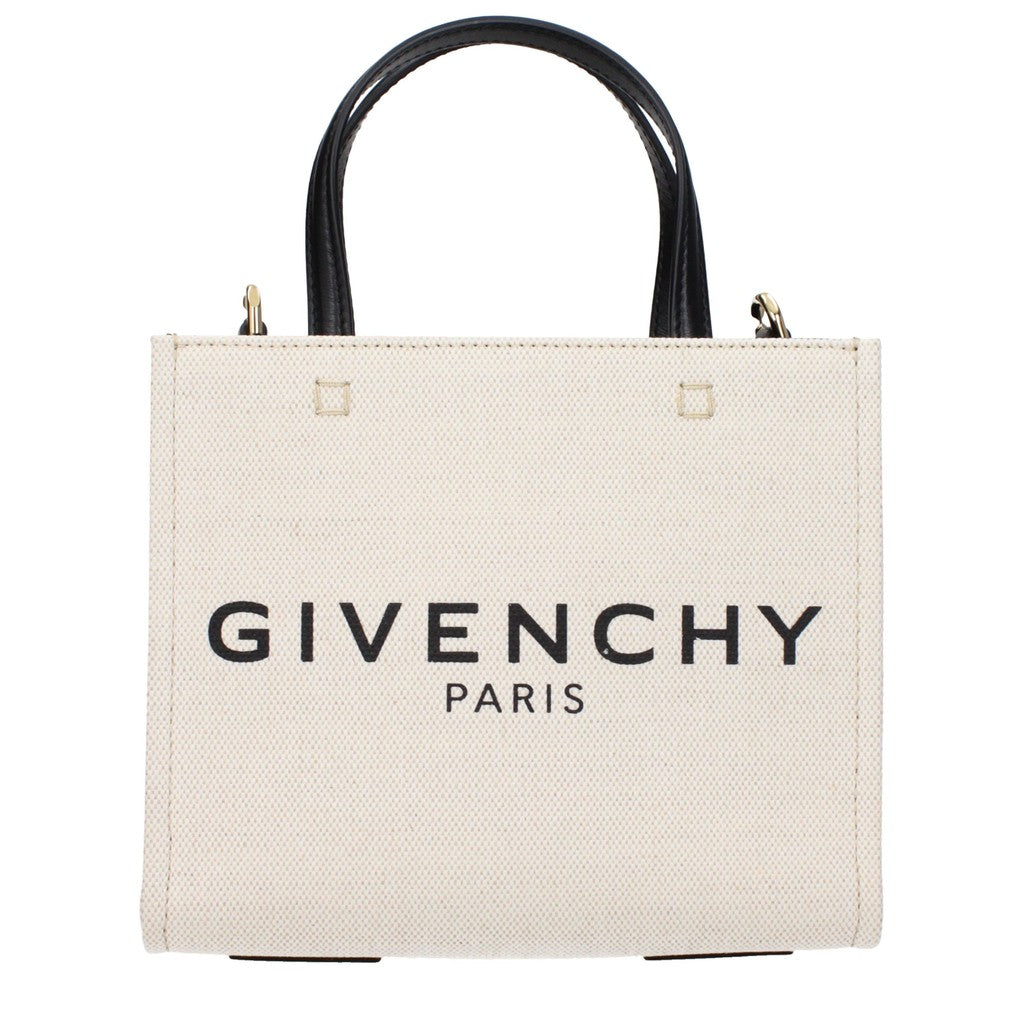 Givenchy G-Tote Handtas met goudkleurige details – Beige / Zwart