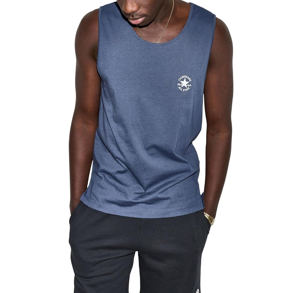 Converse Tanktop met geborduurd logo – Blauw