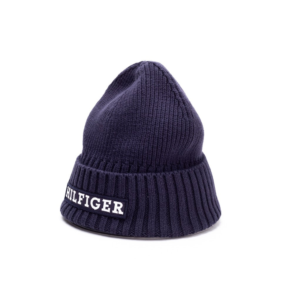 Tommy Hilfiger Pet met logoborduring Heren – Blauw