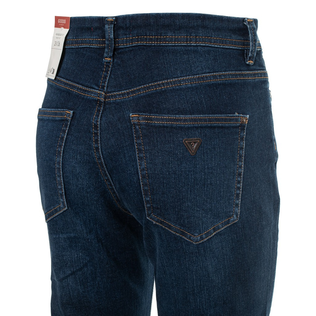 Guess Bootcut jeans met vier zakken – Donkerblauw