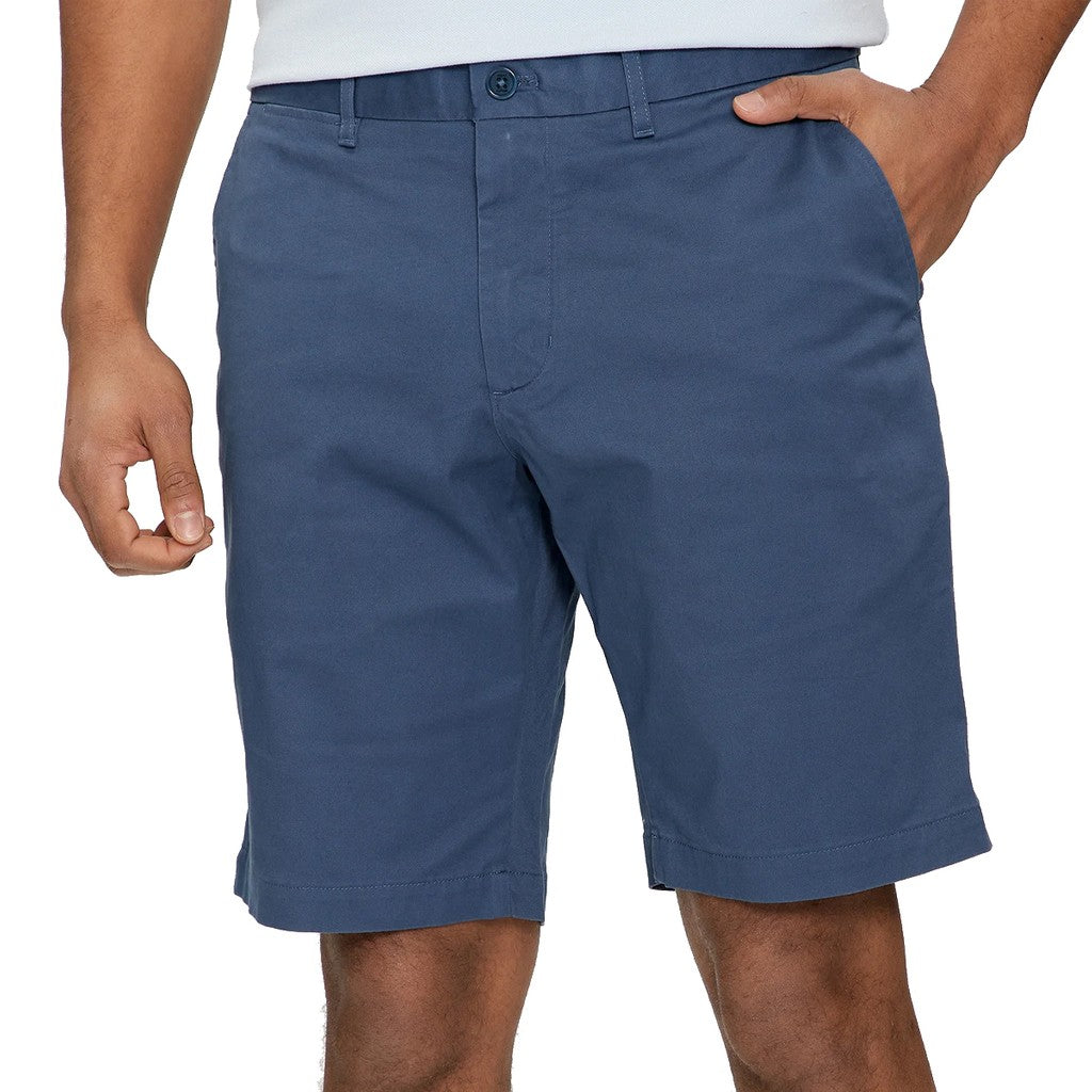 Tommy Hilfiger Relaxed fit bermuda short met ritssluiting – Blauw