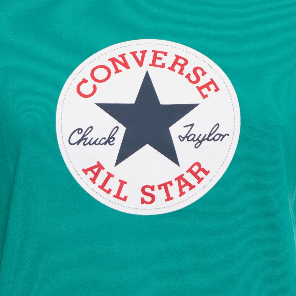 Converse Meerkleurig T-shirt met logo – Groen