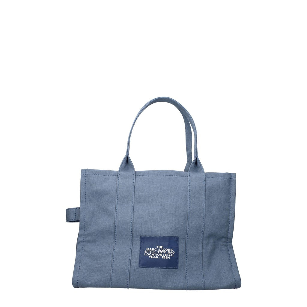 Marc Jacobs The Tote Ruime shopper van stof – Blauw
