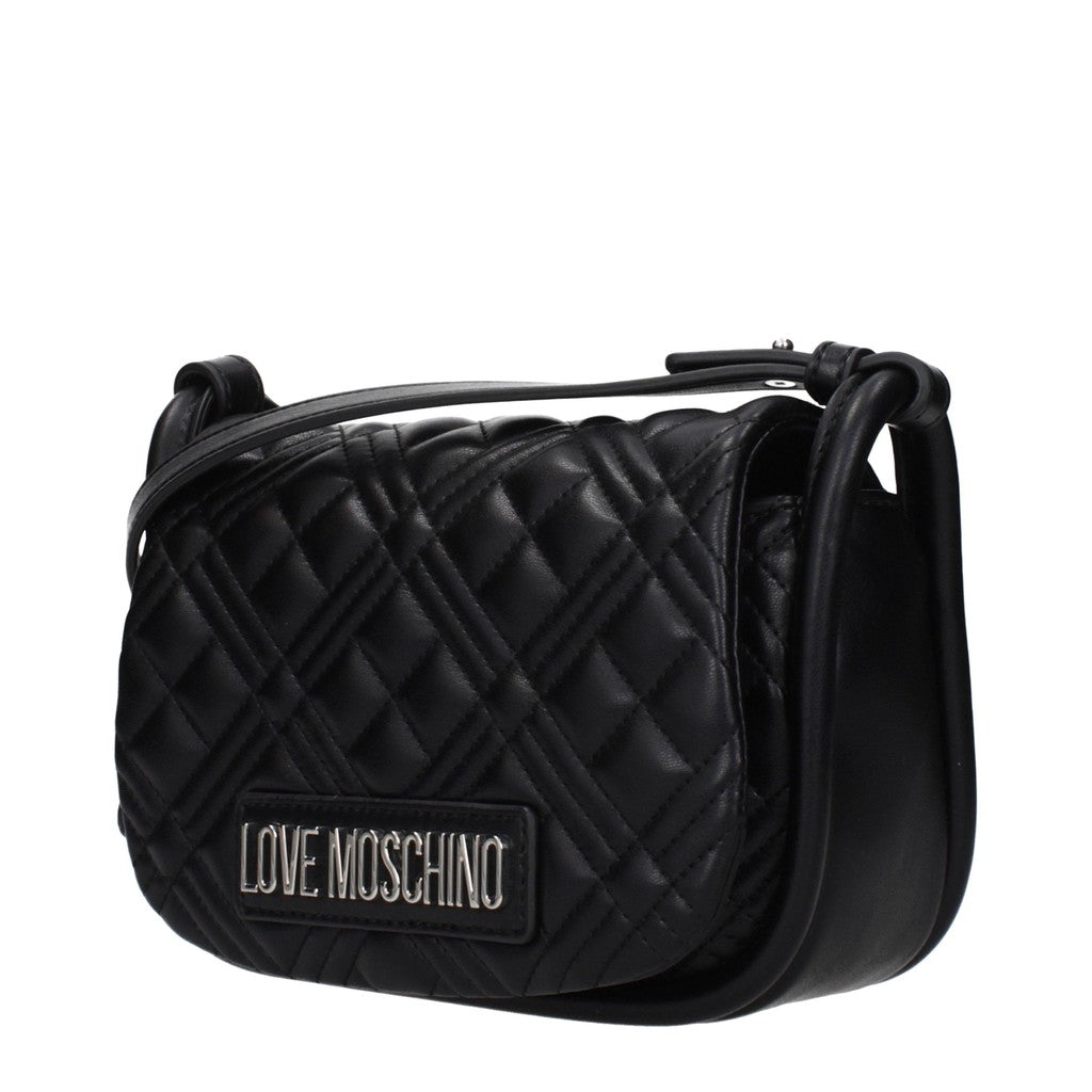 Love Moschino Kleine crossbodytas – Zwart / Zilver