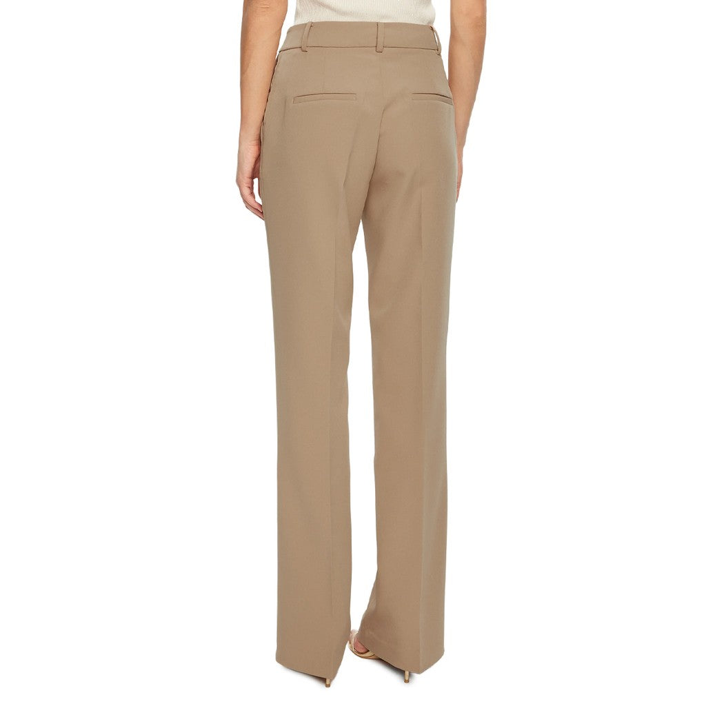 Guess Broek met vier zakken en logo – Beige
