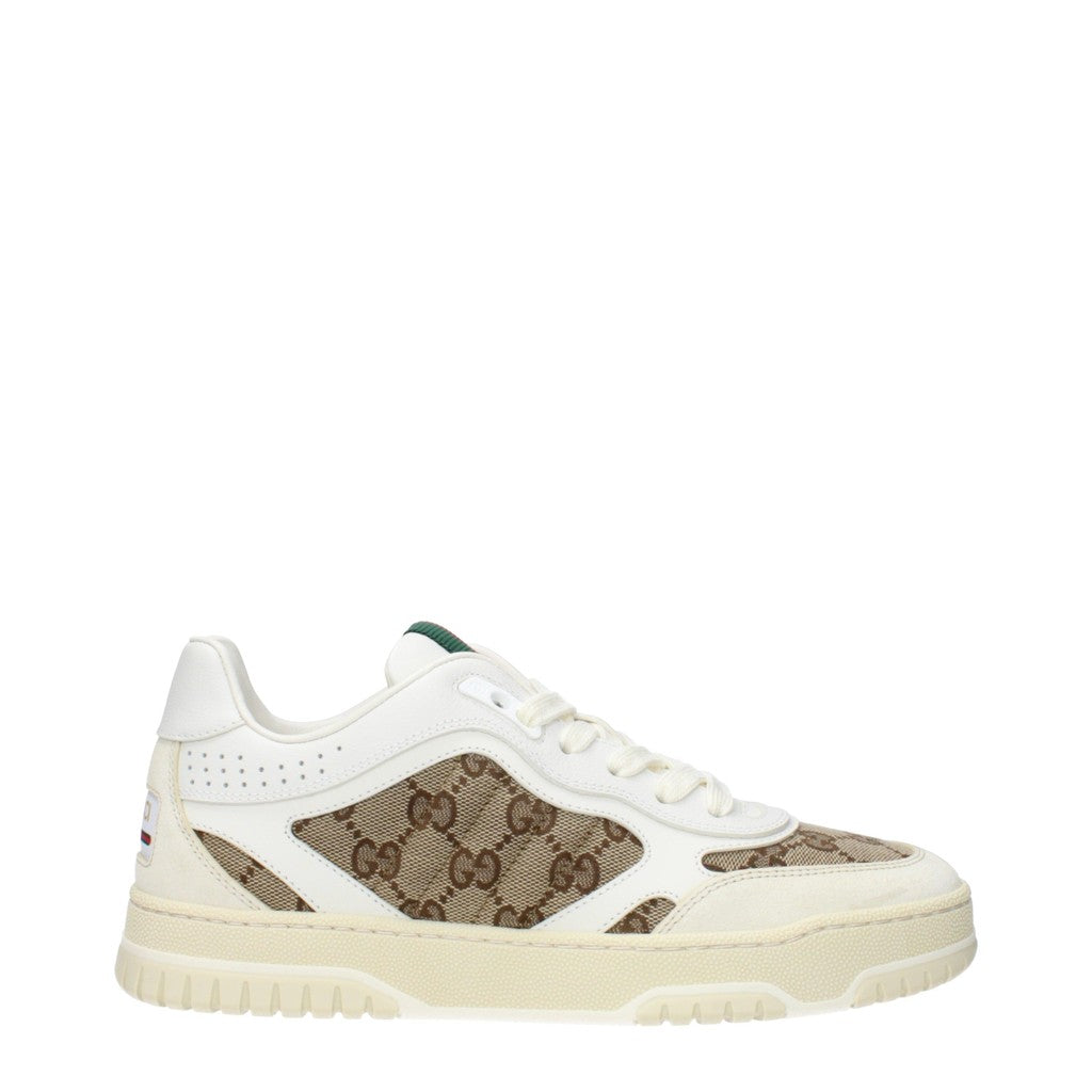 Gucci Re-Web Sneakers – Beige / Wit