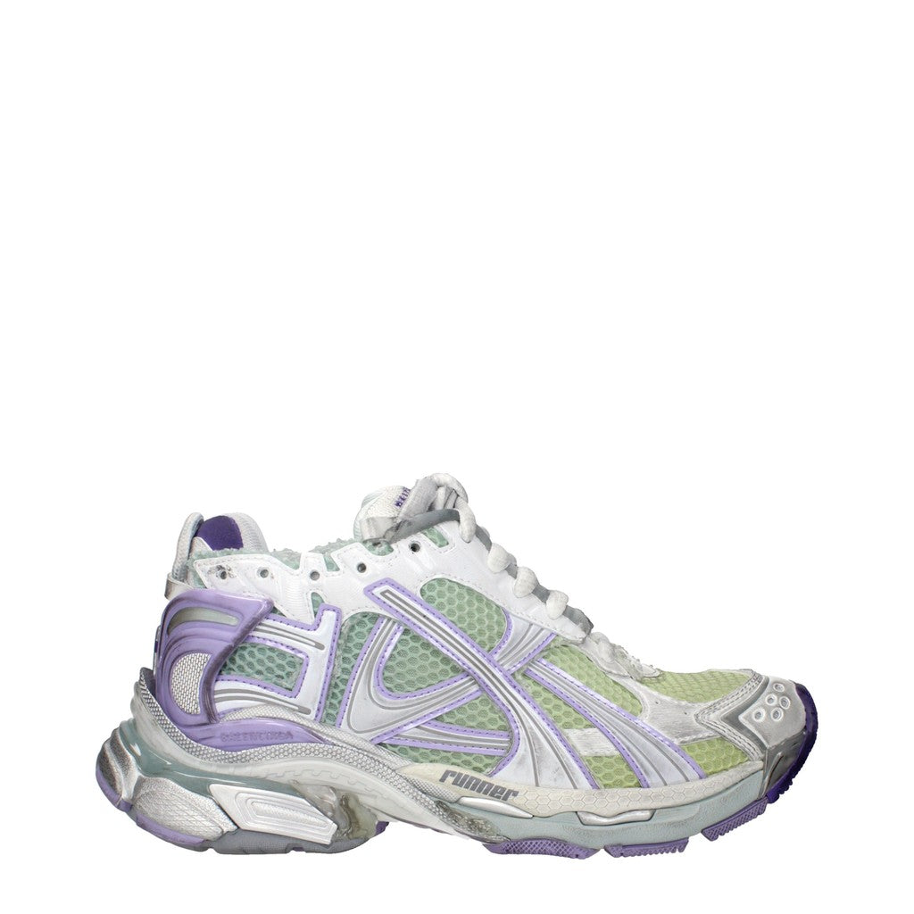Balenciaga Runner Sneakers met lage plateauzool – Grijs / Paars