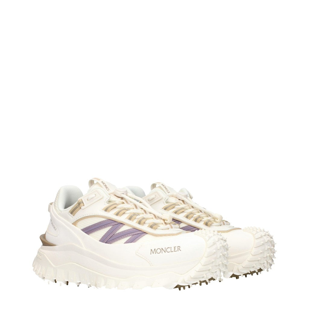 Moncler Trailgrip Sneakers van stof, rubber en leer – Wit