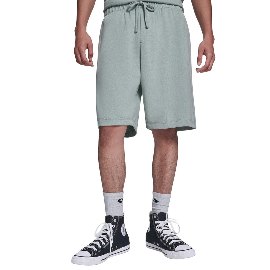 Converse Bermuda short met trekkoord en logo – Groen