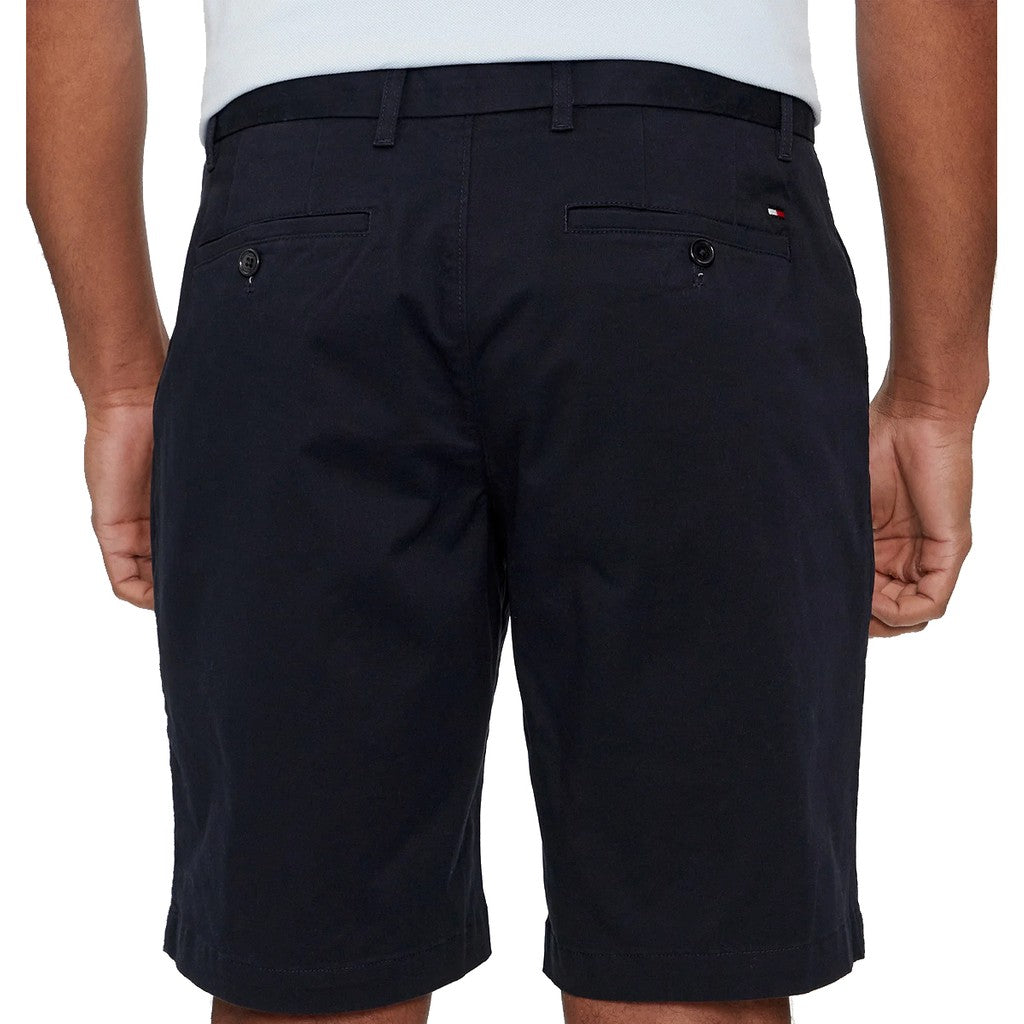 Tommy Hilfiger Relaxed fit bermuda short met ritssluiting – Donkerblauw