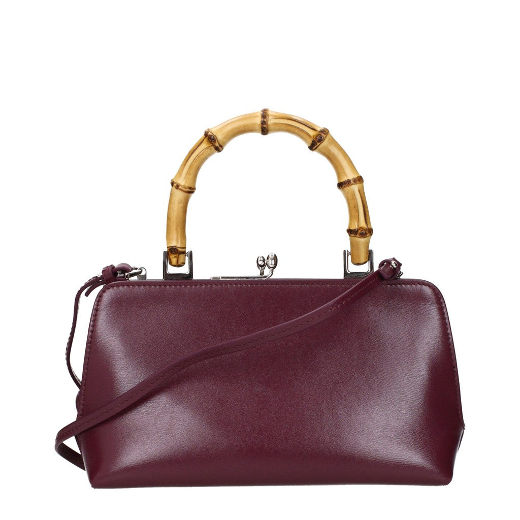 Jil Sander Goji Mini Handtas – Bordeaux