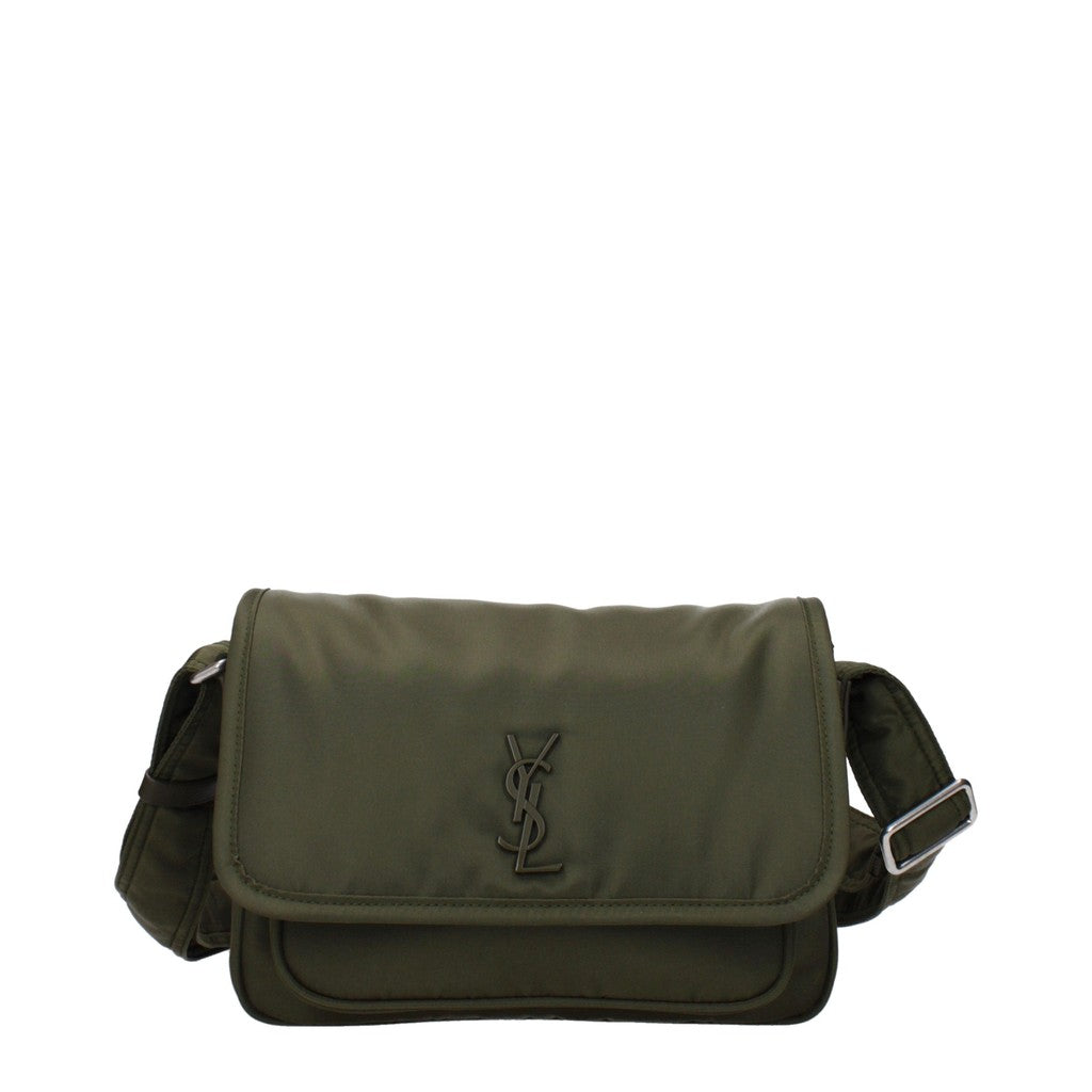 Saint Laurent Niki Compacte crossbodytas – Groen