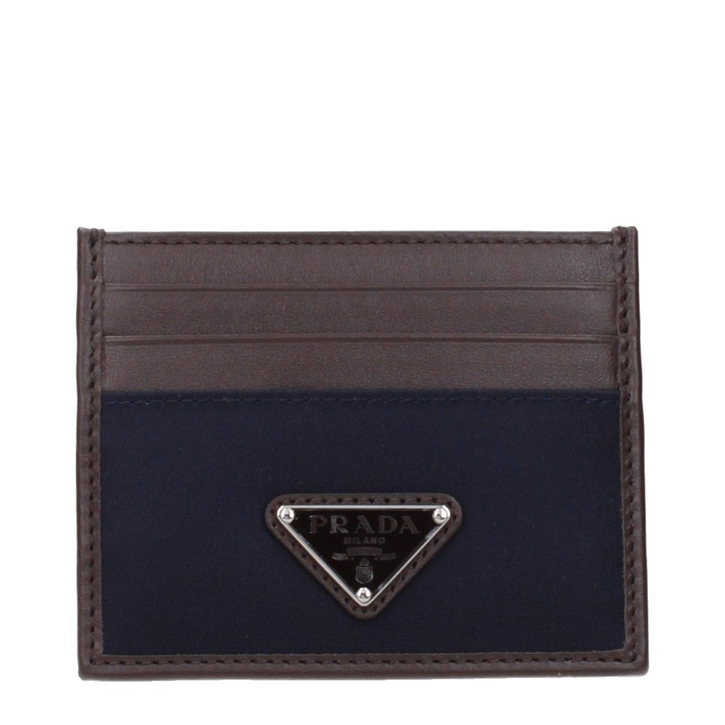 Prada Speedrock Kaarthouder – Blauw / Bruin