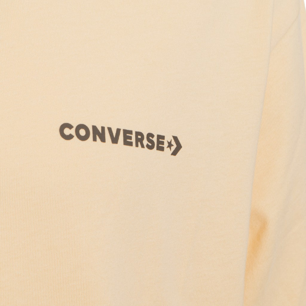 Converse T-shirt met lange mouwen en print – Geel