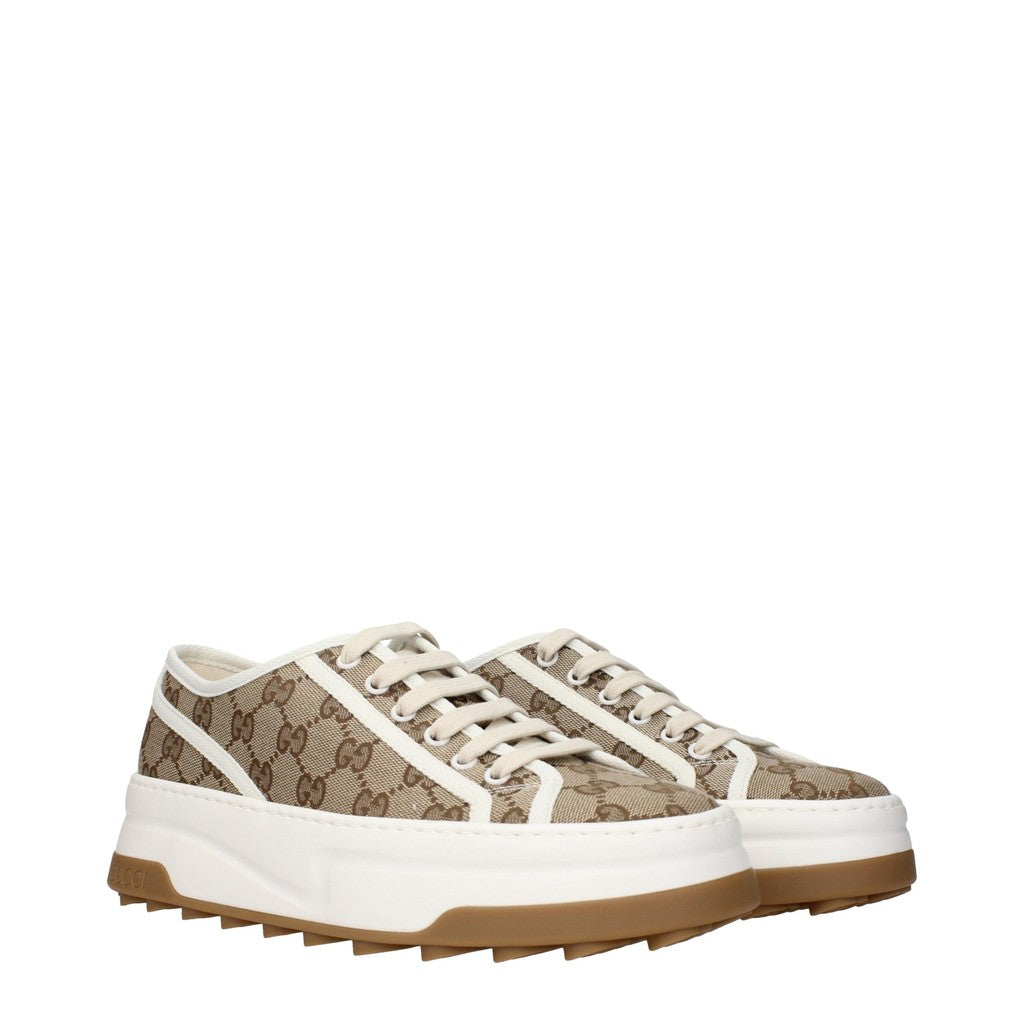 Gucci GG canvas Sneakers – Beige