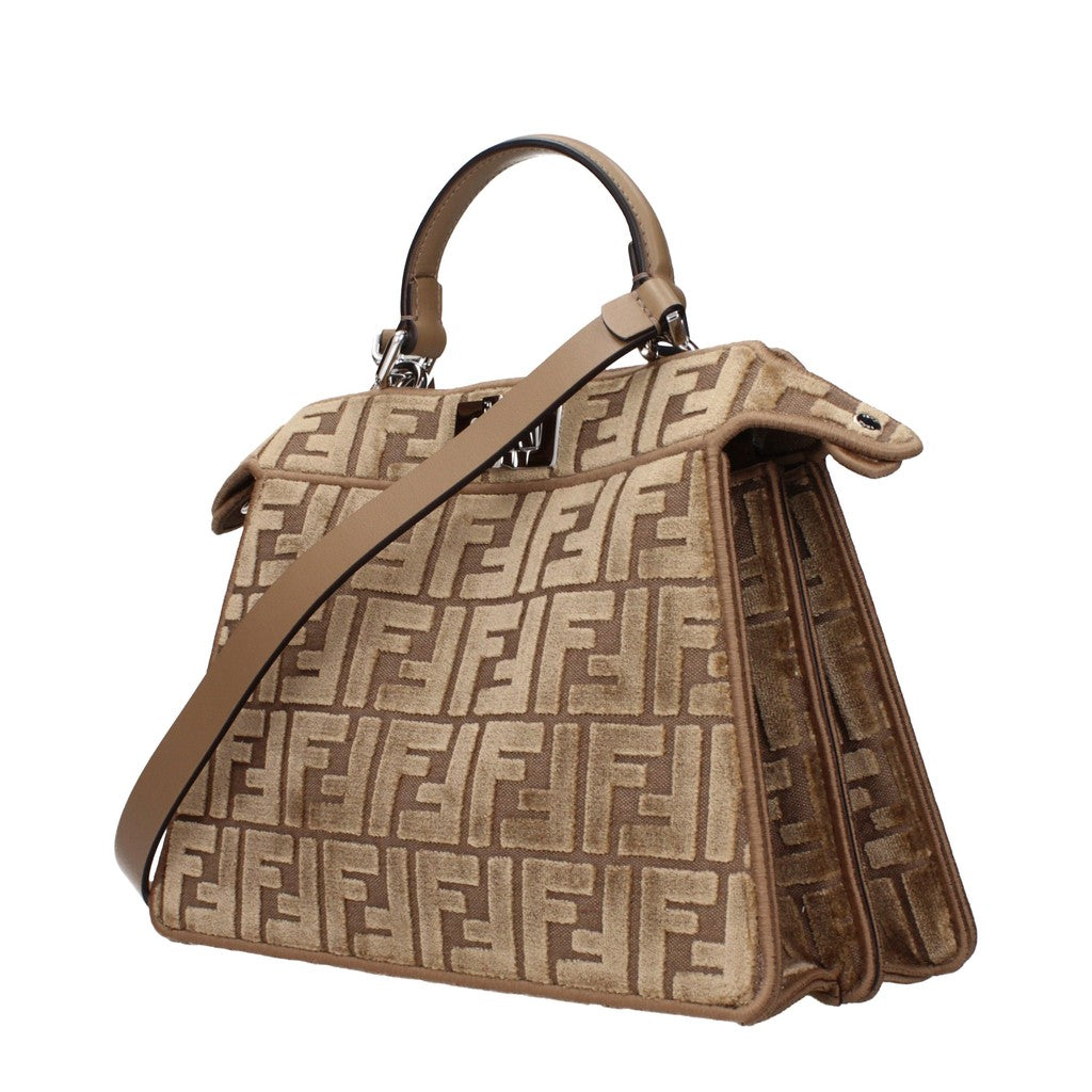 Fendi Peekaboo ISeeU Handtas Small – Bruin