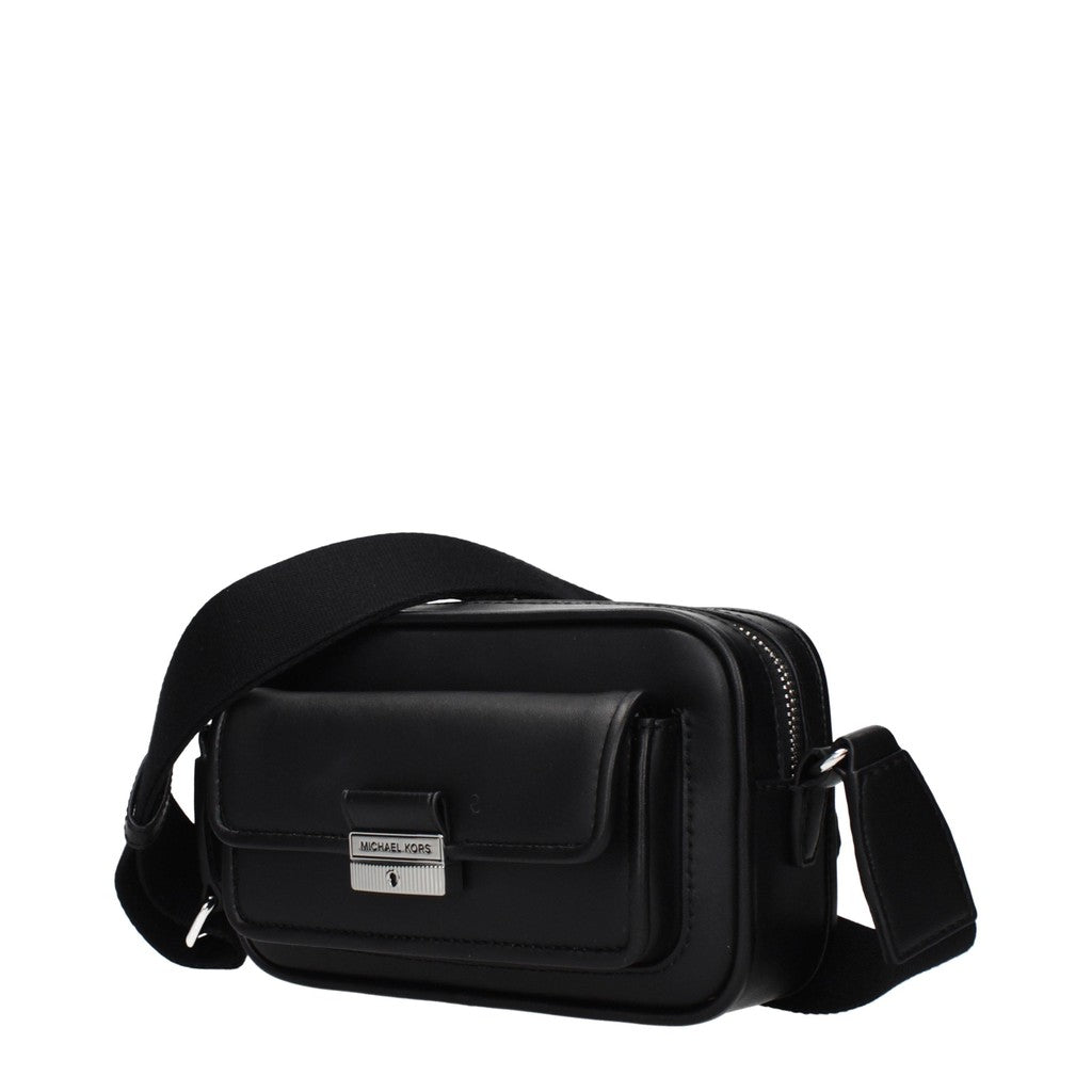 Michael Kors Bradshaw Kleine crossbodytas met ritssluiting – Zwart