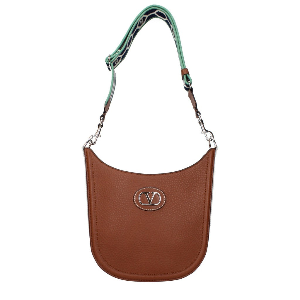 Valentino Garavani Crossbodytas met zilverkleurige details – Bruin