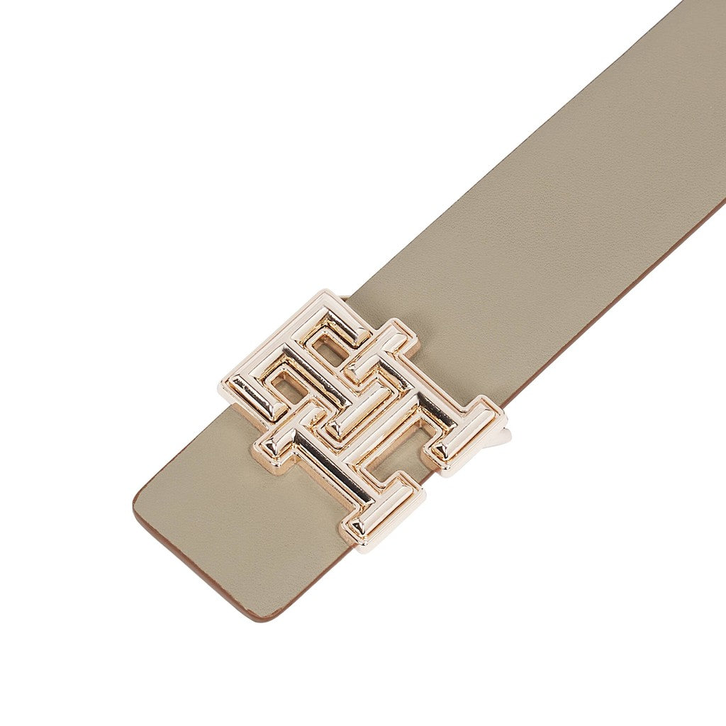 Tommy Hilfiger Leren riem Dames – Bruin
